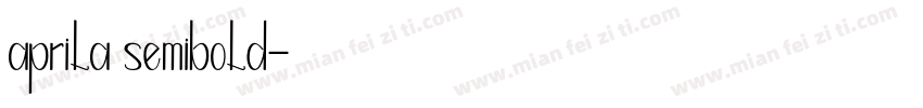 aprila semibold字体转换